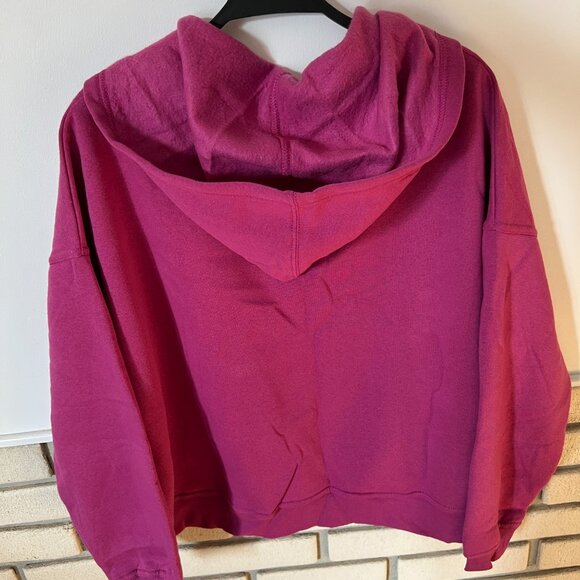 Social Scene Women's Dark Purple/Pink Pullover Hoodie Sweatshirt, Size M - NEW - Picture 7 of 11